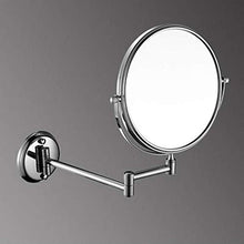 KANJJ-YU Specchio cosmetico da trucco specchio da bagno pieghevole 20,8 cm doppio metallo circolare creativo specchio 10 volte ingrandimento LED Vanity Specchio luci specchio specchio