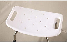 TUHFG Sgabello per Doccia Sgabello da Doccia Altezza Sgabello da Doccia Regolabile, Sgabello da Bagno Portatile Bagno in Lega di Alluminio Sedia da Bagno Bianca