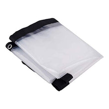 Telone Impermeabile Trasparente, Telone Impermeabile per Esterno Trasparente, Tessuto Esterno in Plastica per Tenda da Sole, Polvere, Facile da Piegare, Adatto per Tutte Le Stagioni.(6.56 x9.84 ft)
