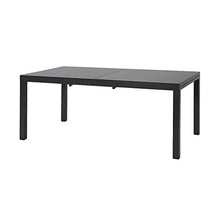 Gartentraum Tavolo da Giardino in Alluminio allungabile 250cm - Antracite - Tavolo allungabile Eron