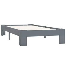 FAMIROSA Giroletto Grigio in Legno Massello di Pino 90x200 cm-3304