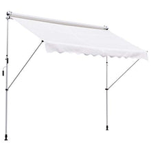 miozzi Tenda da Sole Avvolgibile 300x150cm Casper Bianco