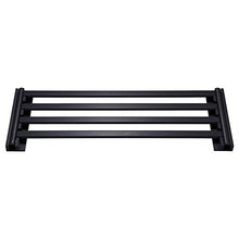 SWNN Bathroom Shelves Mensola da Bagno Multifunzione Pieghevole Nera Mensola da Bagno Multifunzione Mensola da Bagno Multifunzione Spazio Alluminio 590 * 210mm