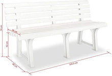 Banco da giardino, giardino da banco da giardino da banco terrazza terrazza terrazza, giardino da giardino in plastica giardino carbone senza fumo,White