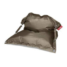 Fatboy Buggle-Up Outdoor Beanbag | Comoda Poltrona per Due Persone | Pouf Classico per Interni - Esterni | 180 x 140 cm | Polyester Fabric I Idrorepellente I Marrone
