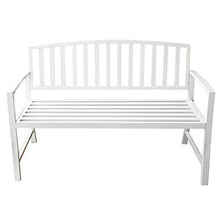 Panchina del Parco panchina del Parco, Panca/Sgabello per Balcone in Ferro battuto Cortile, sedie in Metallo per Il Tempo Libero Resistenti al Sole e alle intemperie, per Balcone 128x60x 82cm