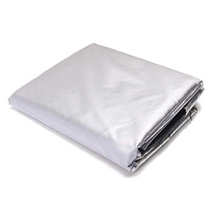 GUODIU Copertura per Mobili da Giardino 205x104x71cm Rettangolari Copertura Tavolo Giardino Esterno Resistente allo Strappo per Mobili Esterno, Argento