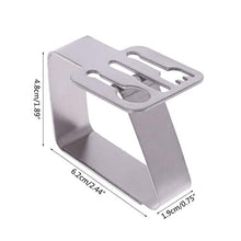 NINGYE 4 clip per tovaglia in acciaio inox, per uso esterno, casa, picnic, barbecue, feste di nozze