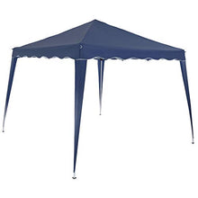 Deuba Gazebo Giardino Capri Impermeabile Pop up Richiudibile Fisarmonica Protezione UV50 Spiaggia Festa Campeggio Blu