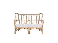 Beliani Lounge Set da Giardino 4 Posti in Rattan Naturale Beige Brindisi