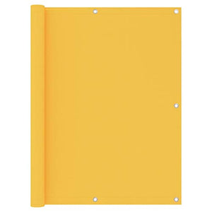vidaXL Paravento Balcone Giallo 120x500 cm in Tessuto Oxford