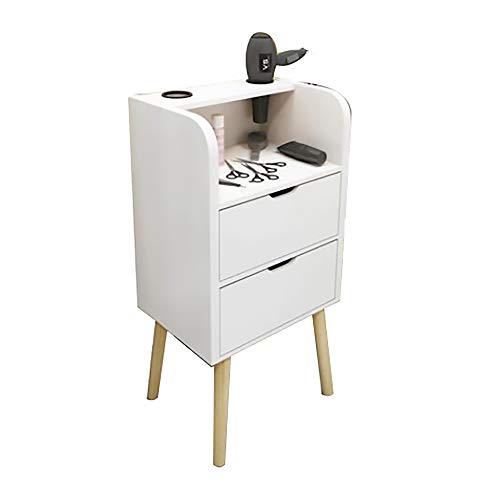 AMY-XCQ Mobile da Toeletta per Parrucchiere Armadio per Attrezzi da Barbiere Negozio di Bellezza Semplice Armadietto Basso Armadio per Cassetti Cassettiera Gambe in Legno Massello 40X30X81CM,B