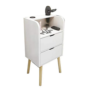 AMY-XCQ Mobile da Toeletta per Parrucchiere Armadio per Attrezzi da Barbiere Negozio di Bellezza Semplice Armadietto Basso Armadio per Cassetti Cassettiera Gambe in Legno Massello 40X30X81CM,B