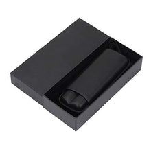 Sigaro Humidor, Portatile Sigaro Manicotto Sigaro Tubo Primo Strato di Cuoio Sigaro Idratante Manicotto 2 Sticks (175 * 70 * 30Mm),B
