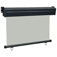 vidaXL Tenda Laterale per Terrazzo 120x250 cm Grigia