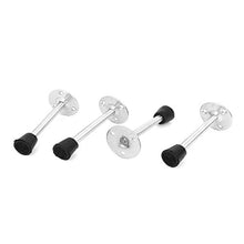 New Lon0167 120 millimetri In primo piano lungo efficacia affidabile in acciaio inox Home Office Base rotonda montaggio a parete porta tappo 4 pezzi(id:330 5c 20 6d1)