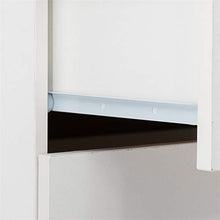 Infilm, cassettiera moderna in legno con 4 cassetti, bianco semplice e funzionale comodino per camera da letto, armadio, ingresso, corridoio, stanza dei bambini
