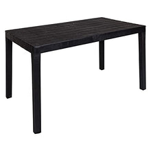 Saturnia Sumatra Tavolino in resina, 138 x 80 cm, colore antracite