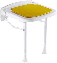 Sgabello da doccia Bagno sgabello pieghevole Bagno Doccia Sgabello sedia della sede Parete Parete Bench antiscivolo Bagno Bathing Sgabello con imbottito ABS Cuscino 3 colori facoltativi sgabello bagno