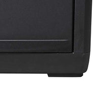 Cikonielf Armadio Alto da Esterno Impermeabile 65 x 38 x 171 cm Armadietto da Giardino con 2 Porte e 3 Ripiani Regolabili Ventilati,Armadio da Balcone in PP,Nero