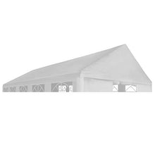 Festnight Tetto per Tenda Gazebo da Giardino Esterno Bianco 4 x 8 m/5 x 10 m/6 x 12 m
