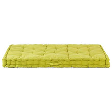 Festnight Cuscino per Pallet e Pavimento in Cotone Cuscino Sedile per Divano 120x80x10 cm per Arredamento da Giardino Colore Azzurro/Blu Chiaro/Verde/bordò/Grigio