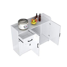 AFCITY Credenza Armadietto Legno Buffet Server Credenza Consolle Credenza Tavolo con armadi 1 cassetto per pranzare o Living Room (Color : Red, Size : 120x40x80cm)
