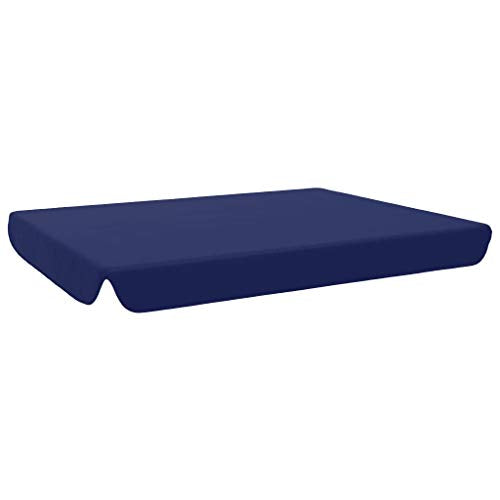Estink Copertura di Ricambio Universale per Dondolo, Baldacchino per Dondolo da Giardino, proteggerà dai Raggi UV, Resistente all'Acqua, Colore: Blu, 192x147 cm