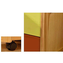 MMWYC Comodino Pine Camera Governo di immagazzinaggio Multifunzionale Moderno Semplice Locker Rimovibile a più Strati di Bambini Comodino