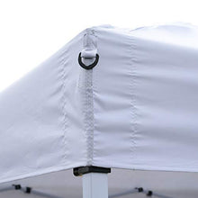Outsunny Gazebo Pieghevole Impermeabile con Corde e Picchetti Rivestimento in Oxford 2.5 x 2.5 m Bianco