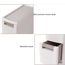 TXXM, cassettiera con cuciture e cassetti, per riporre cassetti, armadietti da bagno, cucina (colore: 2 strati, dimensioni: 18 cm)