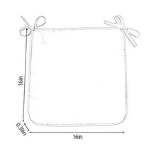 HYLX Cuscino Sedile, Cuscino Sedia, Cuscino Sgabello Rotondo, Cuscino Sedia Floreale Antiscivolo in Cotone Spesso, per Giardino, terrazza Esterna