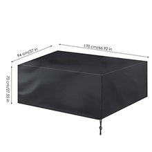 Petyoung - Copertura per mobili da giardino, impermeabile, antipolvere, antipioggia, neve, polvere, antivento, per tavolo da giardino