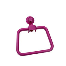 Keahup Anello portasalviette a Ventosa 1 Pezzo Anello portasalviette a Ventosa sottovuoto Porta Asciugamani da Cucina Mensola Bagno Nero