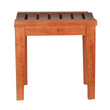 AYHa Bagno sgabello di legno di gomma panchina spogliatoio Sgabello Piazza pranzo sgabello da bagno Sgabello con impermeabile Slat Tipo Seduto Surface