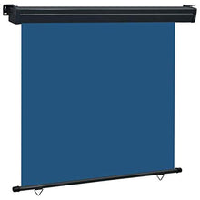vidaXL Tenda laterale da balcone blu 170x250 cm