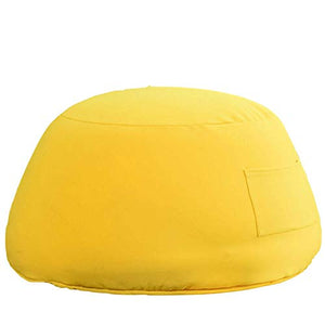 Ryyland-Home Divano Semplice Divano con Micro Fibra Molle la Copertura for Bambini e Adulti Grande for Ogni Camera Pigro Bean Bag (Color : Yellow, Size : 63x43x85cm)