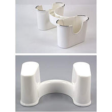 Sgabello da Banco per Toilette Sgabello Sgabello Anti-Pattinaggio Anti-Pattinaggio Bagno Seduto sul Dispositivo Ausiliario Corretto Toilet Toilet Pedone Sgabello (Size : H23cm)