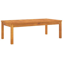 Tidyard Set 5 pz Divani da Giardino in Legno Massello di Acacia con Cuscini,Salotto da Giardino Esterno,Set Mobili da Giardino,Tavolo Rettangoalre+2 Panche 2 Posti+2 Poltrone da Giardino per Esterno