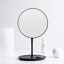 BCL Specchi da Parete per Bagno Specchio per Il Trucco Specchio Cosmetico da Tavolo Nordico da 7,8 Pollici, Specchio Bifacciale 1X E Specchio Ingranditore 5X Nero