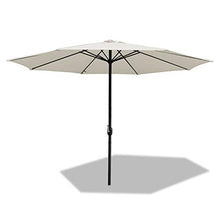 BMOT Ombrellone, Ø300cm Ombrellone da Giardino, Ombrellone UV UPF 40+, Ombrellone da Spiaggia Impermeabile, per Giardino, Balcone, Terrazza - Bianco Crema