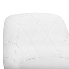 Set di 2 sgabelli per sala da pranzo in similpelle, altezza regolabile, ristorante/bar / girevole, colore: bianco