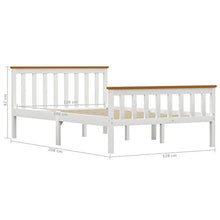 SKM Giroletto Bianco in Legno Massello di Pino 120x200 cm (22kg) Bianco-3246
