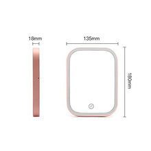 LXRZLS Specchio per vestirsi Leggero da tavolino con Luce per Il Sonno Specchio per Il parcheggio Portatile a Forma di Specchio Femminile