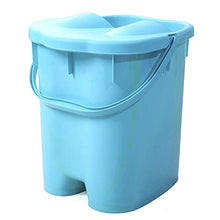 Massaggiatori Elettrici per I Piedi Pediluvio Massaggiatore Barilotto per Il Pediluvio Coibentante per L'Aumento E L'ispessimento con Coperchio ZHANGGUOHUA (Color : Blue)