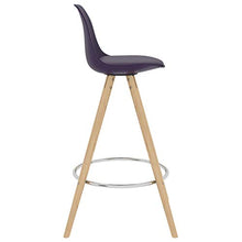 vidaXL Set da Bar 7 pz Viola