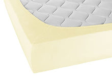 Biberna 0012344 Lenzuolo Frottee-Stretch (Altezza Materasso max. 22 cm) 1X 180X200 cm > 200X200 cm, Giallo