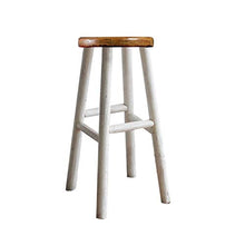 SZQ-Sgabelli da Bar in Legno Alti sgabelli, Bar delle Famiglie Multifunzione Tavolo da Pranzo Tavolo e Sgabello Balcone Terrazza Tempo Libero Sgabello Sedia da Bar (Color : White)