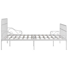 SKM Giroletto con Doghe Bianco in Metallo 200x200 cm (30kg)