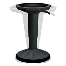 TYLINK Sgabello da Ufficio Ergonomico, Regolabile in Altezza, Sgabello da Lavoro Sit Attivamente, Girevole a 360° per Studio di Casa Ufficio Bar, Buio